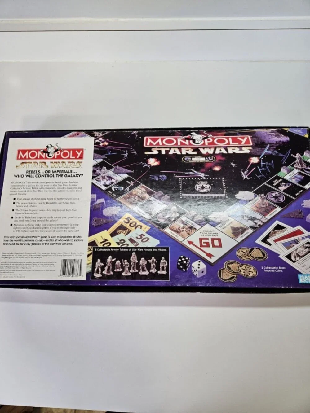 NEW Star Wars Monopoly 1997 Parker Brothers Limited Collectors Edition NOS